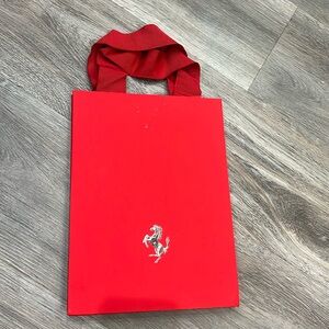 Ferrari Red Gift Bag